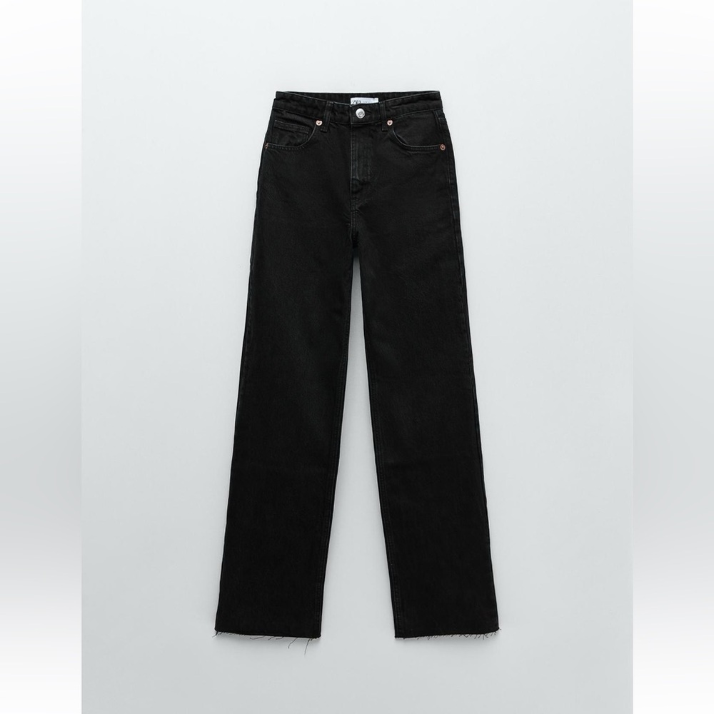 Zara Black Flare & Wide Leg Jeans